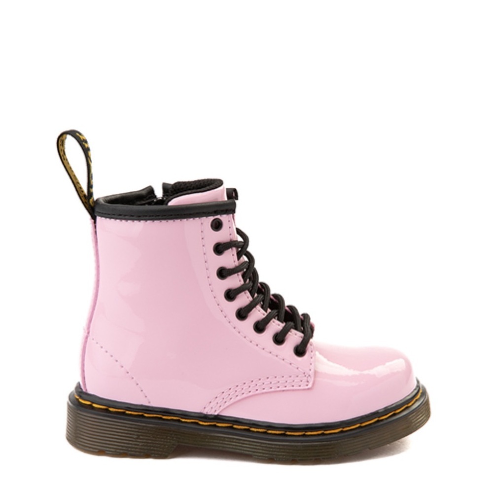 Dr. Martens 1460 8-Eye Patent Boot Toddler Pale Pink Size 3